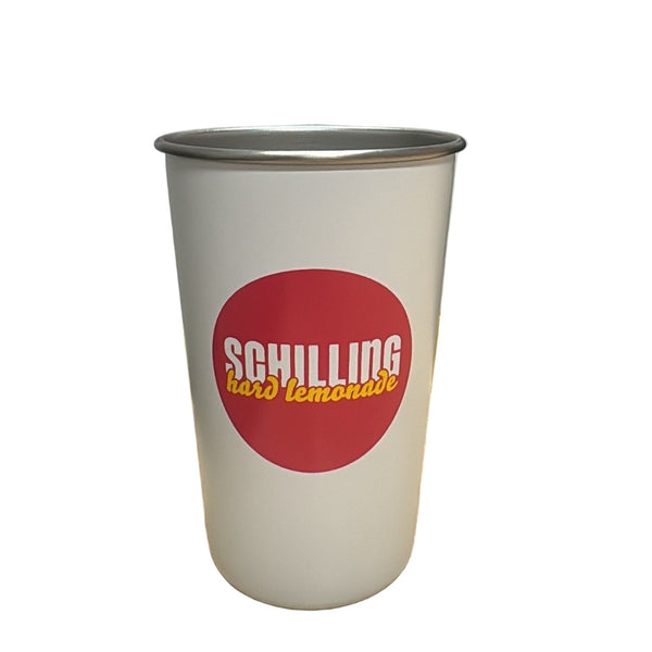 Schilling Hard Lemonade Metal Pint Glass