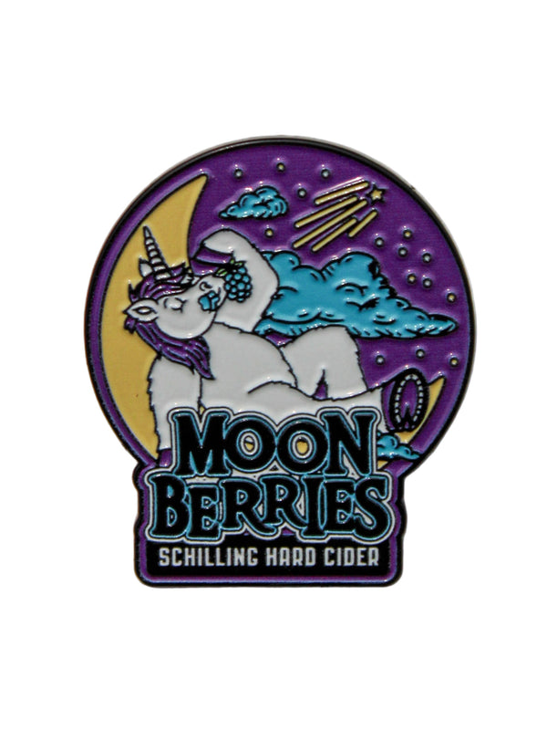 Moon Berries Enamel Pin