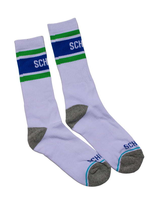Legendary Schilling Crew Socks - White