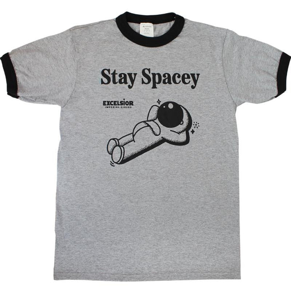 Stay Spacey Ringer Tee