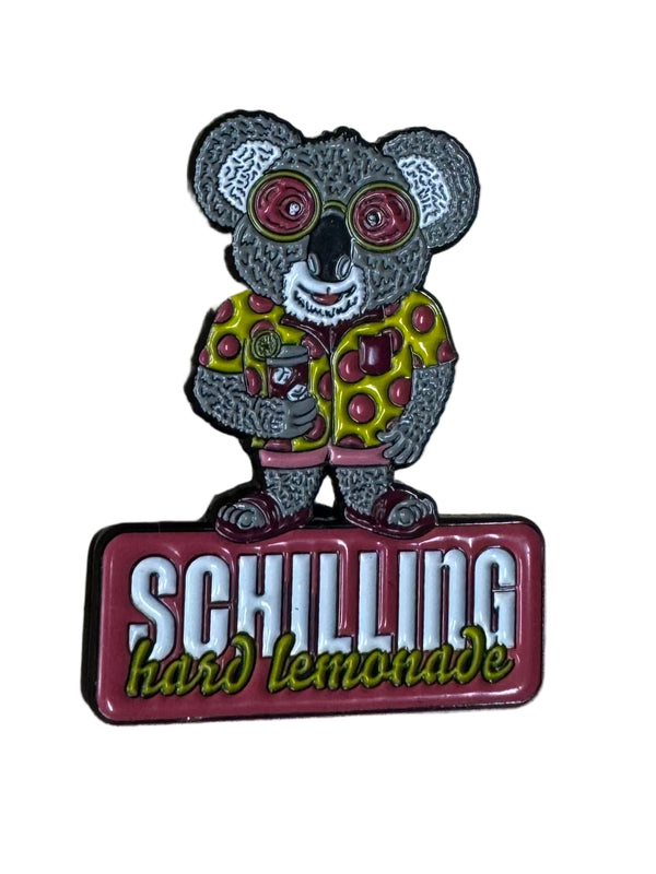 Schilling Hard Lemonade Pink Enamel Pin
