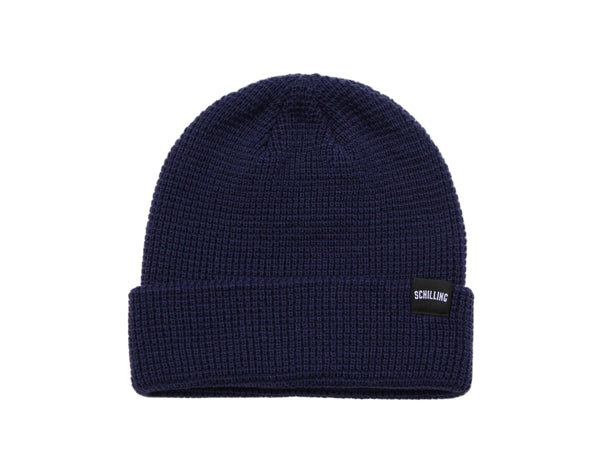 Schilling Waffle Beanie - Navy