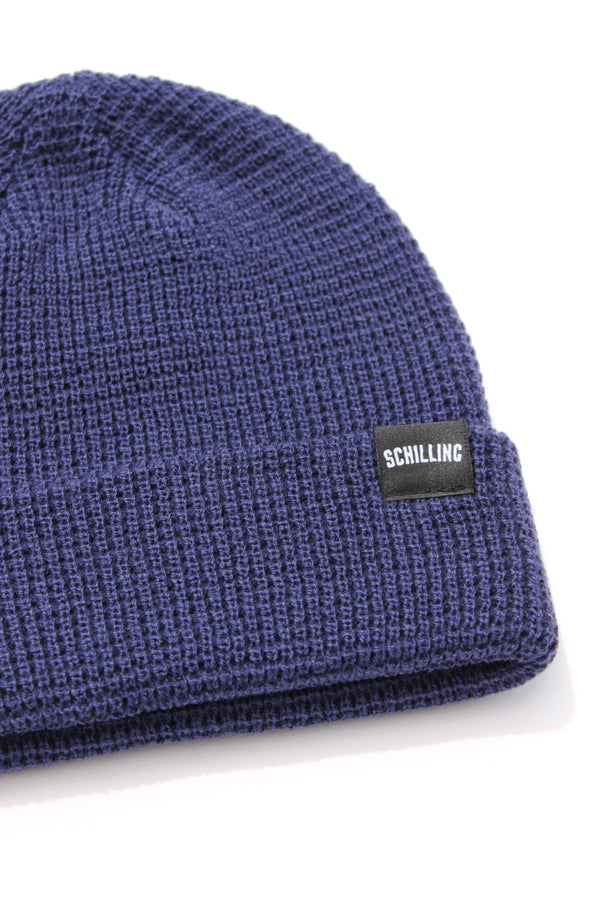 Schilling Waffle Beanie - Navy