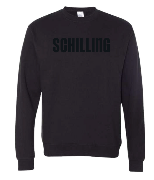 Schilling Black Tonal Crewneck